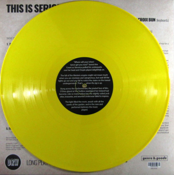 this is serious mum - yellow vinyl